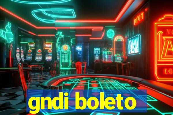 gndi boleto